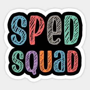 Sped Squad - sped teachers Sticker